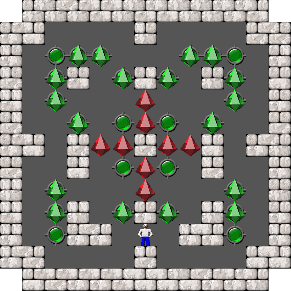 Sokoban Sharpen Collection level 25